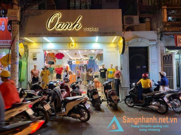 Sang nhanh mặt bằng shop thời trang giá rẻ, mặt tiền đường, vị trí đẹp, trung tâm quận Tân Bình.